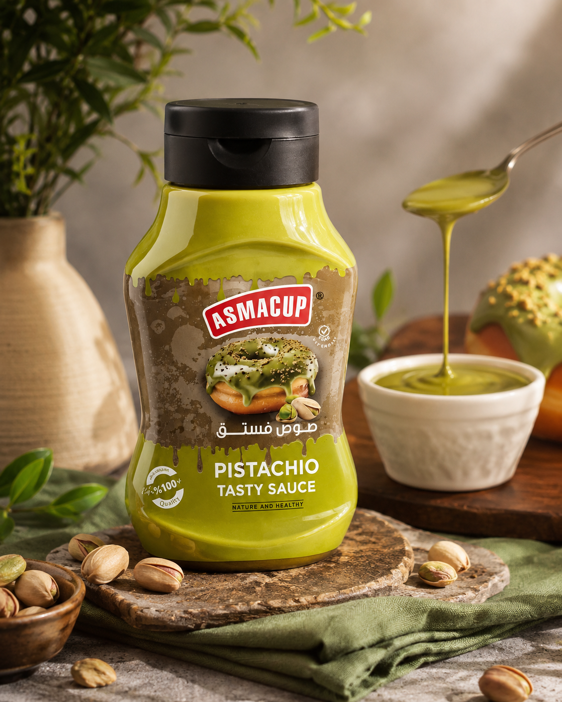 Asmcup Pistachio Sauce 500ml