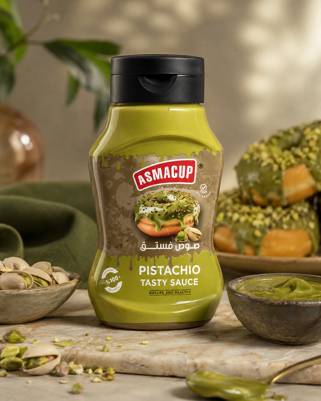 Asmcup Pistachio Sauce 500ml