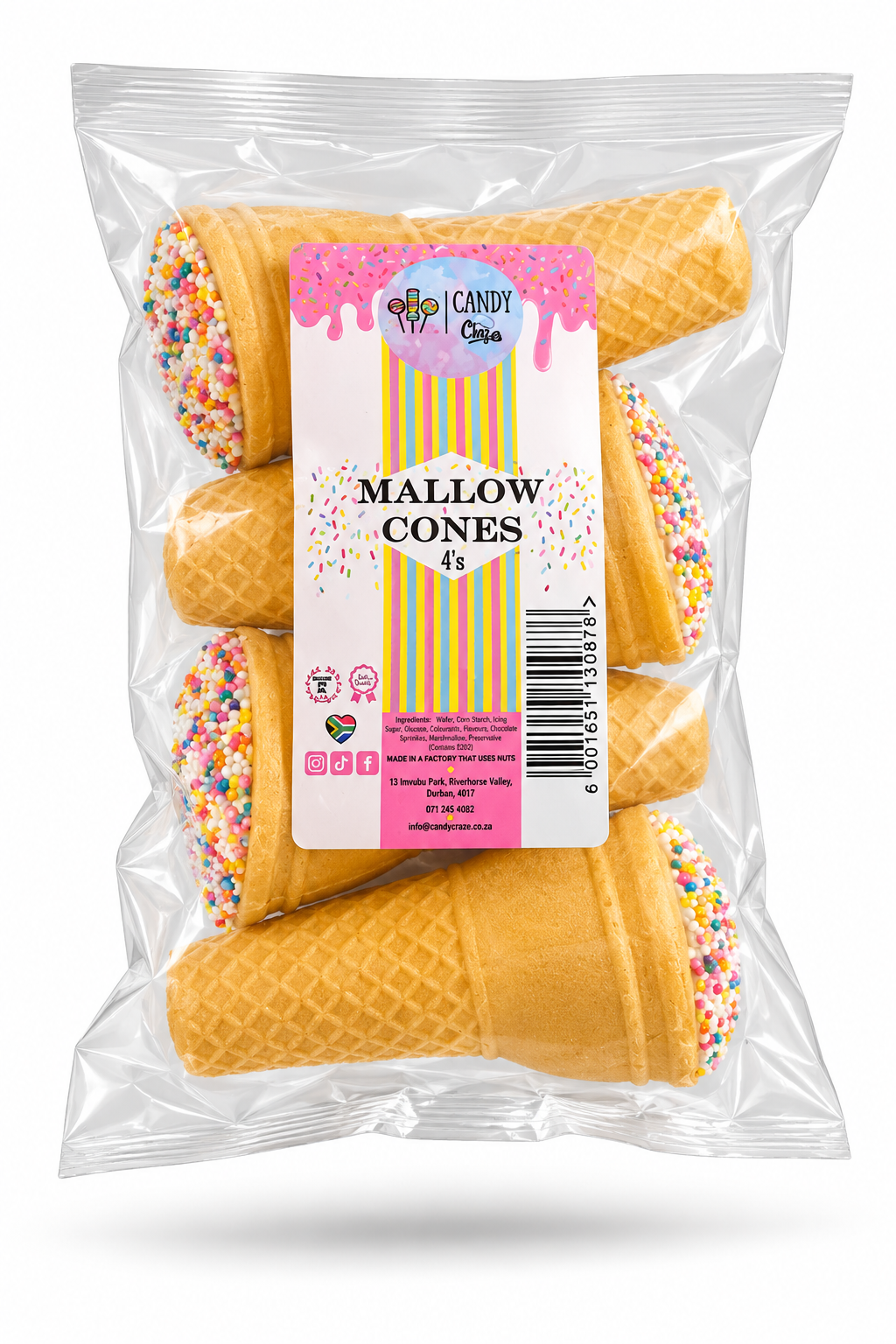 Marshmallows Cones