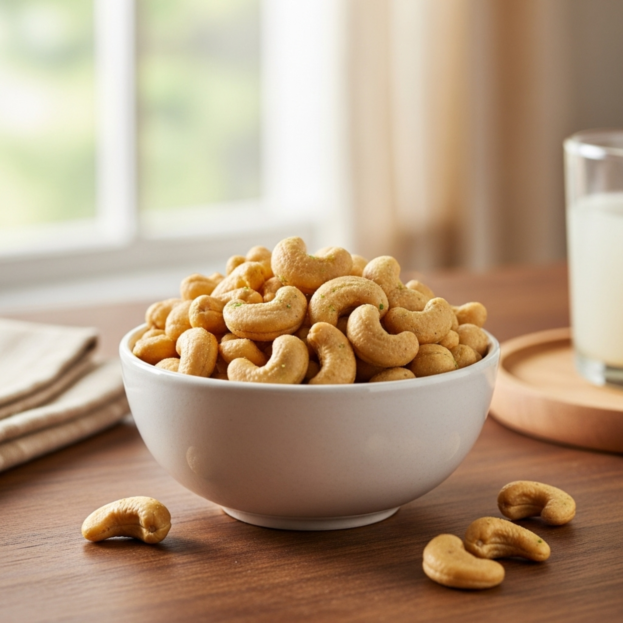 Cream Cheese & Chives Cashews | Flavoured Premium Cashew Nuts