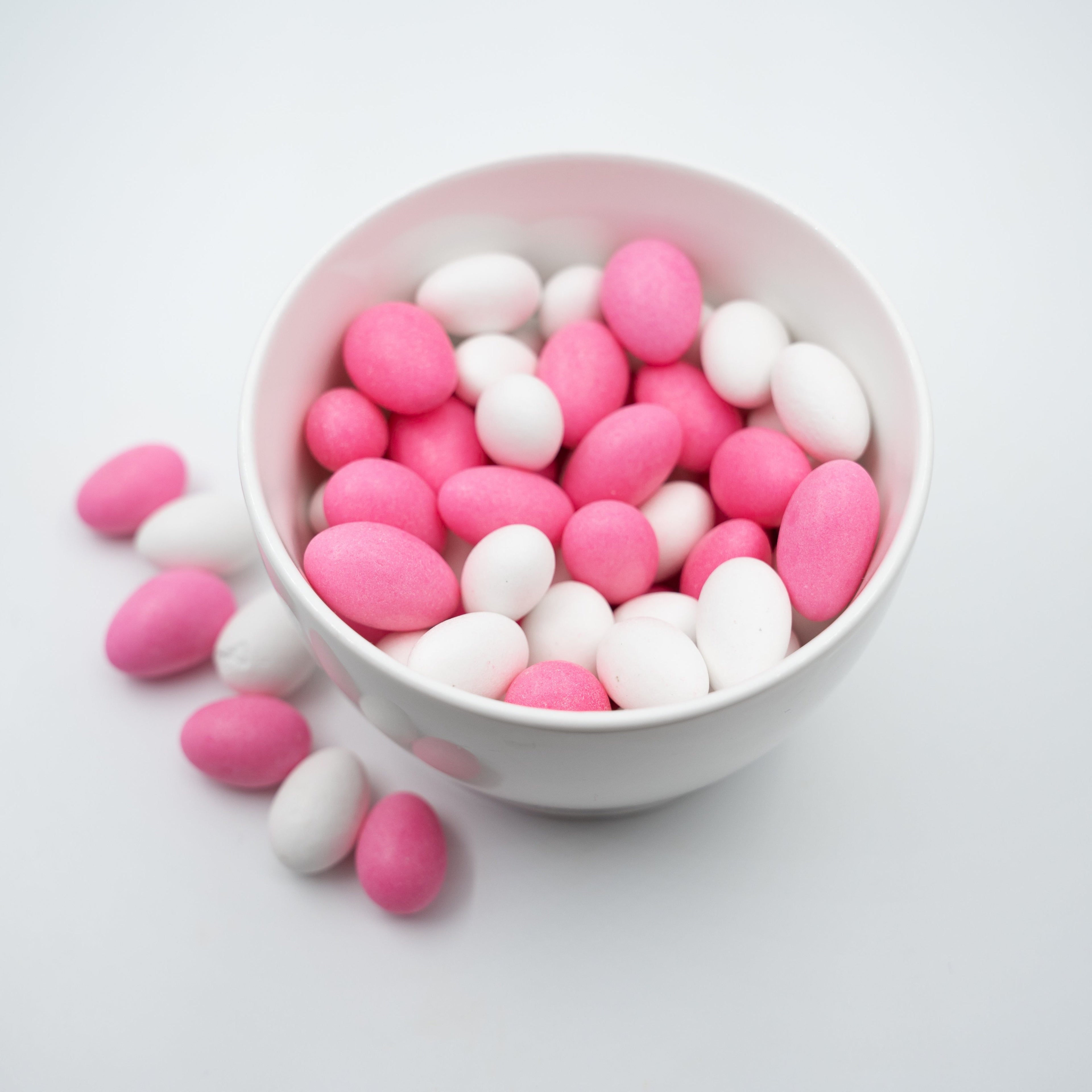 Pink and White Peanuts