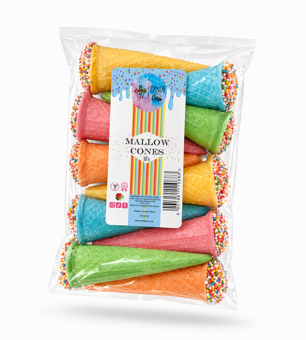 Marshmallows Cones