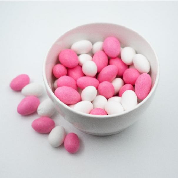 Pink and White Almonds