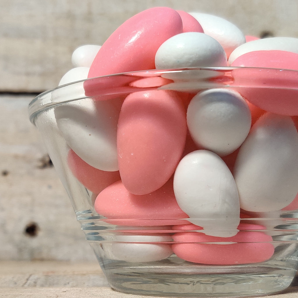 Pink and White Almonds