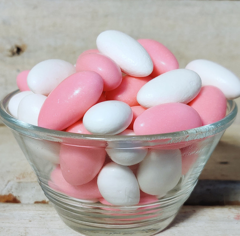 Pink and White Almonds